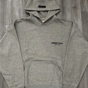 Fear of God Essentials Heather Gray Hoodie